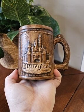 Vintage 1970s Disneyland Castle Mug